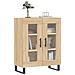 Credenza Rovere Sonoma 69,5x34x90 Cm In Legno Multistrato - Foto miniatura 3
