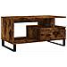 Tavolino Da Salotto Rovere Fumo 90x49x45 Cm Legno Multistrato - Foto miniatura 2