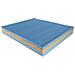 Materasso Singolo, Modello New Form, In Memory Foam E Parucell, Dimensione 120x190x21 Cm, 7 Zone Differenziate, Rivestimento In Filati Di Cashmere E Legno, Certificato Oeko-tex, Prodotto In Italia - Foto miniatura 7