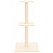 Albero Per Gatti Con Tiragraffi In Sisal Crema 73 Cm - Foto miniatura 2