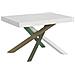 Tavolo Allungabile 90x130/390 Cm Volantis Telaio Gambe 4 Colori (a) - Bianco Frassino - Foto miniatura 1