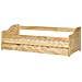 Letto Estraibile Legno Di Pino Luneray 90 X 200 Cm Marrone Chiaro - Foto miniatura 5