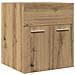 Mobile Lavabo Bagno Artigianale 41x38,5x46 Cm In Truciolato - Foto miniatura 2