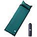 Materasso Campeggio Autogonfiabile Con Cuscini 1 Persona Verde - Foto miniatura 2
