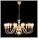 Lusso Casadino -  Candelabro Stile Anticato Bianco 12 Lampadine E14 - Foto miniatura 3