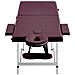 Lusso Casadino -  Lettino Da Massaggio A 2 Sezioni In Alluminio Viola Vino - Foto miniatura 3