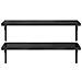 Lusso Casadino -  Mensole A Muro 2 Pz 100x40 Cm Nero In Acciaio Inossidabile - Foto miniatura 4