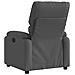 Poltrona Elettrica Reclinabile Grigio Scuro in Tessuto - Foto miniatura 5