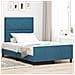 Rete Letto in Velluto Blu Scuro 120x190 cm - Foto miniatura 2