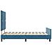 Rete Letto in Velluto Blu Scuro 120x190 cm - Foto miniatura 9