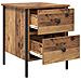 Comodino in Legno Invecchiato 40x42x50 cm Legno Ing. - Foto miniatura 5