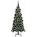 Albero di Natale artificiale con 150 LED Verde 150 cm - Foto miniatura 3