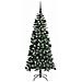 Albero di Natale artificiale con 150 LED Verde 150 cm - Foto miniatura 4