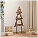 Albero di Natale Marrone 90 cm Legno massello di teak - Foto miniatura 2