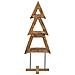 Albero di Natale Marrone 90 cm Legno massello di teak - Foto miniatura 5