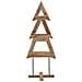 Albero di Natale Marrone 90 cm Legno massello di teak - Foto miniatura 7