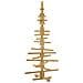 Albero di Natale in legno Marrone 150 cm Legno di pino massello - Foto miniatura 8