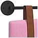 Testata appesa Tinta unita Rosa 110 x 55 x 5 cm PU Antico - Foto miniatura 9