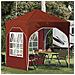Tenda per feste a pop-up 192 x 192 x 245 cm Terracotta - Foto miniatura 2