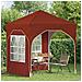 Tenda per feste a pop-up 192 x 192 x 245 cm Terracotta - Foto miniatura 3