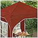 Tenda per feste a pop-up 192 x 192 x 245 cm Terracotta - Foto miniatura 4