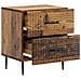 Armadio da Notte 2 pcs Legno antico 43 x 34,5 x 47,5 cm - Foto miniatura 4