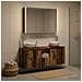 Set di Armadi da Bagno 4 pcs Legno antico 103,5 x 15,5 x 70 cm - Foto miniatura 4