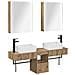 Set di Armadi da Bagno 5 pcs Rovere Artigianale - Foto miniatura 1
