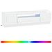 Mobile TV LED Bianco Lucido Legno ingegnerizzato - Foto miniatura 3