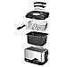 Friggitrice 58615 Capacità 1.5 Litri 1200 Watt Colore Nero / Silver - Foto miniatura 3