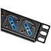 Multipresa Alimentazione per Rack 19" con 6 prese universali Tripolari / Schuko Magnetotermica - Foto miniatura 3