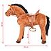 Cavallo in Peluche in Piedi Marrone - Foto miniatura 5