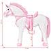 Unicorno di Peluche in Piedi Bianco e Rosa XXL - Foto miniatura 4