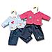 1504 Giacca Con Jeans Per Piccola Bambola - Foto miniatura 1