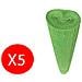 Carta Crespa Decorativa Verde 180g / mq 50x250cm 5 Rotoli - Foto miniatura 1