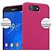 Custodia Compatibile Con Sony Xperia Z3 Compact In Frosty Rosa - Hard Case Coperchio Protettivo In Frosted Look Contro I Graffi E Gli Urti - Foto miniatura 4