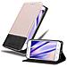 Custodia Compatibile Con Samsung Galaxy J1 2015 In Oro Rosato Nero - Coperchio Protettiva Con Chiusura Magnetica, Funzione Stand E Tasca Per Le Carte - Foto miniatura 4