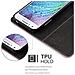 Custodia Compatibile Con Samsung Galaxy J1 2015 In Oro Rosato Nero - Coperchio Protettiva Con Chiusura Magnetica, Funzione Stand E Tasca Per Le Carte - Foto miniatura 7