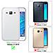 Custodia Compatibile Con Samsung Galaxy J1 2015 In Oro Rosato Nero - Coperchio Protettiva Con Chiusura Magnetica, Funzione Stand E Tasca Per Le Carte - Foto miniatura 10