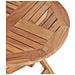 Tavolo Da Giardino Pieghevole 45 Cm In Legno Massello Di Teak - Foto miniatura 6