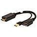 Adattatore Attivo Hdmi Maschio - Displayport 1.2 Femmina Con Connettore Usb 4K Per Pc /Notebook Hdmi A Video Displayport - Foto miniatura 1