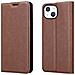 Custodia Compatibile Con Apple Iphone 13 In Marrone Cappuccino - Coperchio Protettiva Con Chiusura Magnetica, Funzione Stand E Tasca Per Le Carte - Foto miniatura 8