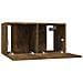 Mobili Tv Parete 4 Pz Rovere Fumo 60x30x30 Cm Legno Multistrato - Foto miniatura 6