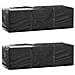 Borse Porta Cuscini Giardino 2pz Nere 135x40x55 Cm Polietilene - Foto miniatura 1