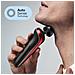 Rasoio Ricaricabile Series 6 61-R1200s Wet & Dry Testina Oscillante SensoFlex Rifinitore di Precisione per Baffi e Basette Colore Nero / Rosso - Foto miniatura 3