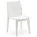 Sedia Da Esterno Trieste, Seduta Da Giardino, Sedia Per Tavolo Da Pranzo, Poltrona Outdoor Effetto Rattan, 100 % Made In Italy, 48x55h86 Cm, Bianco - Foto miniatura 2