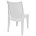 Sedia Da Esterno Trieste, Seduta Da Giardino, Sedia Per Tavolo Da Pranzo, Poltrona Outdoor Effetto Rattan, 100 % Made In Italy, 48x55h86 Cm, Bianco - Foto miniatura 3