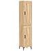 Credenza Rovere Sonoma 34,5x34x180 Cm In Legno Multistrato - Foto miniatura 2