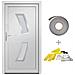 Porta Ingresso Bianca 108x208 Cm In Pvc - Foto miniatura 2
