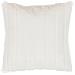 Set Di 2 Cuscini Pumila Finta Pelliccia 45 X 45 Cm Bianco Tinta Unita - Foto miniatura 4